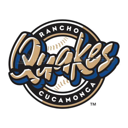 Rancho Cucamonga Quakes Iron-on Stickers (Heat Transfers)NO.7677
